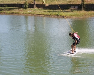  La partenza dello skilift nautico 